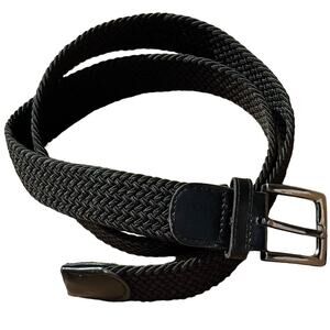 Black & Silver Men's Belt